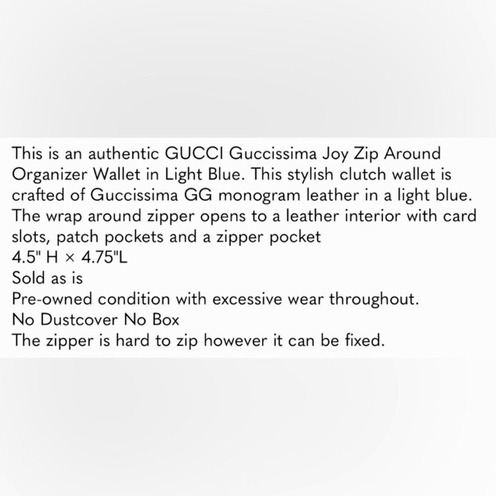 GUCCI Guccissima Joy Zip Around Organizer Wallet, GUC - Picture 13 of 13